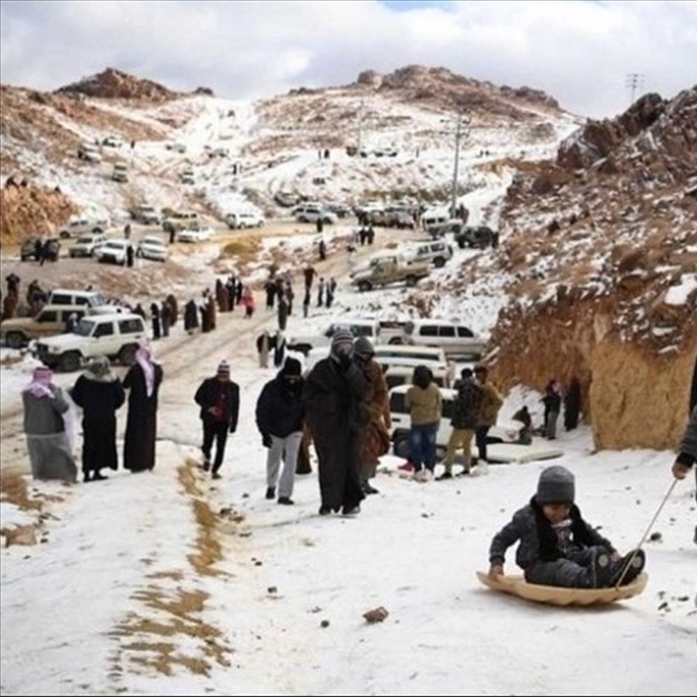 Cayó nieve en el desierto de Arabia Saudita Te Leemos Las Noticias