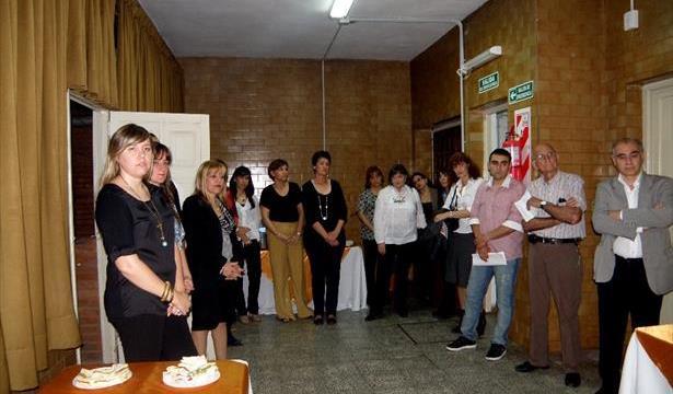 Un momento del lunch de inauguración.